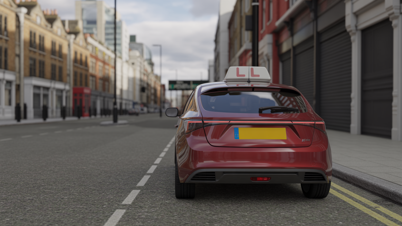 Road2Pass Driving School - Professional driving lessons in East London with modern red training car